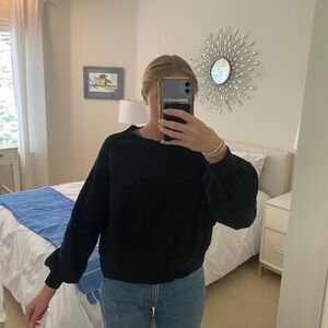Free People Black Sweater